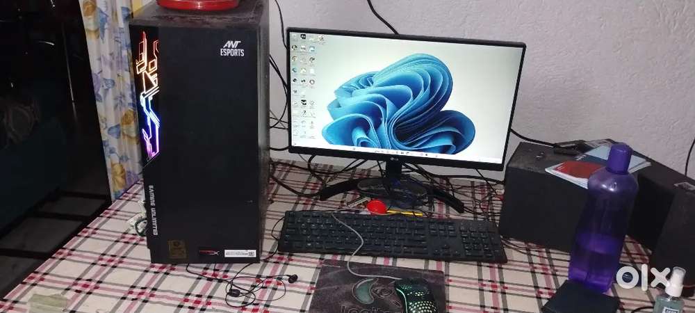 Amd Rygen  7 5700G, LG TV Big size ,keyboard and mouse