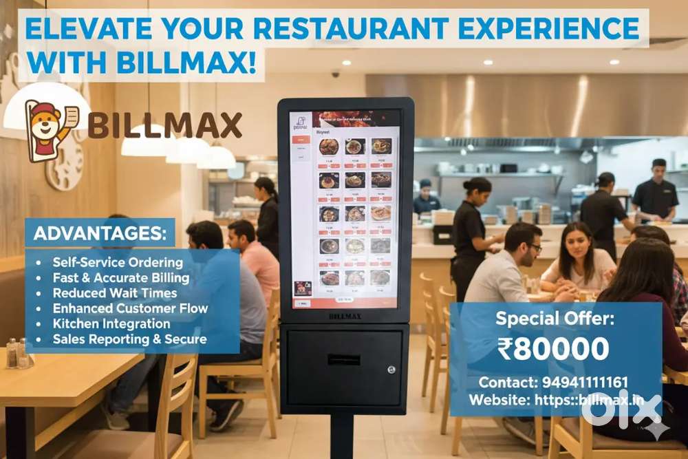 BillMax Self-Service Kiosk Machine