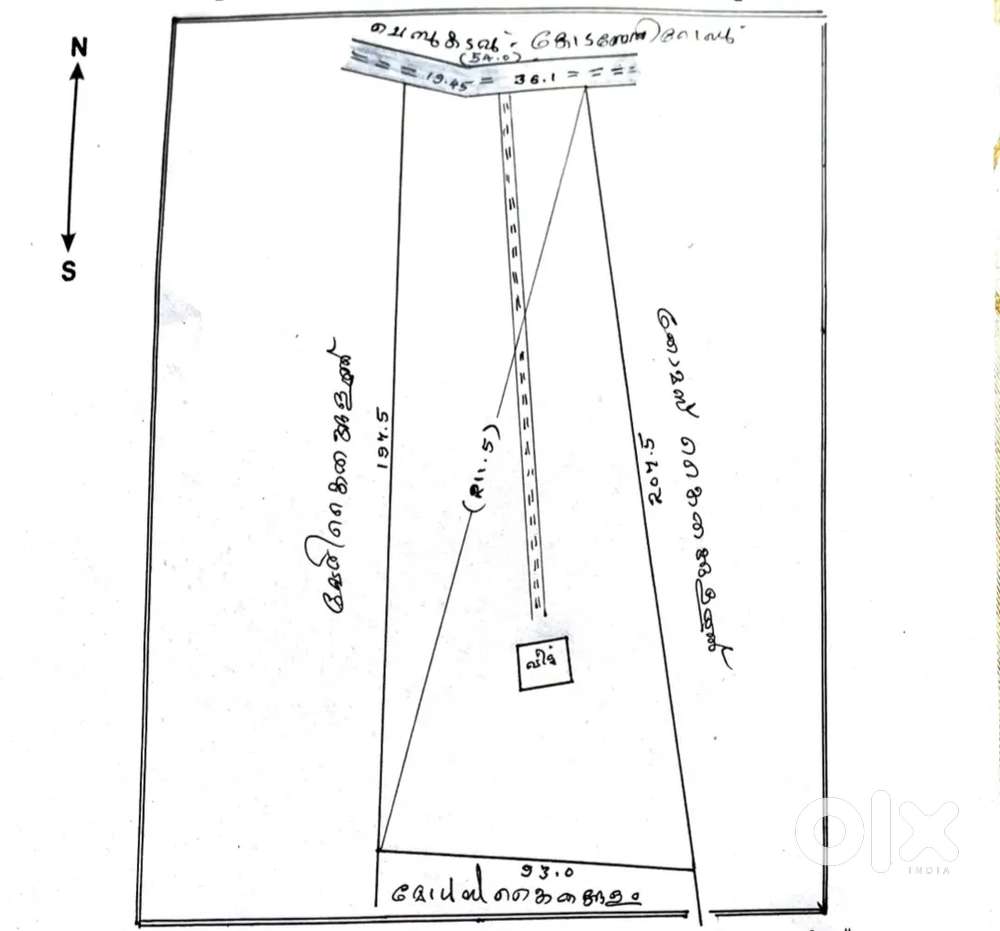 3.5 Acres of Scenic Land for Sale in Chembukadav, Kodenchery, Calicut