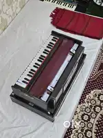 Old Harmonium Folding antique instrument 2 line