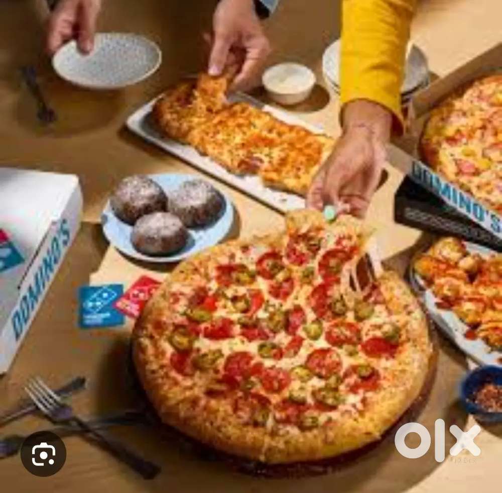 We are looking for pizza delivery dude for dominos ⁵⁹