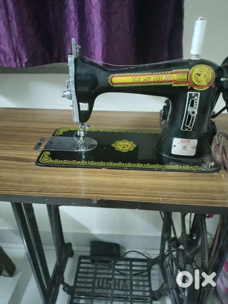 Usha sewing machine with motor attached