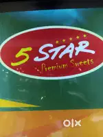 Cashier in sweet shop