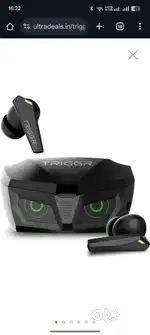 TRIGGR Kraken X1 with 40 Hr Battery, 40ms Latency, Quad Mic ENC