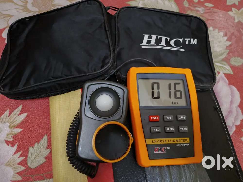 Lux meter for reading unit