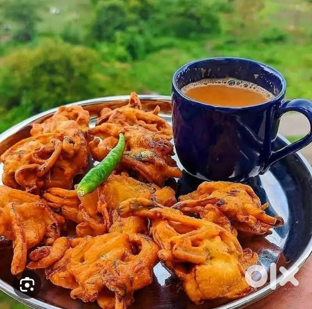 Chai and pakodas chief.