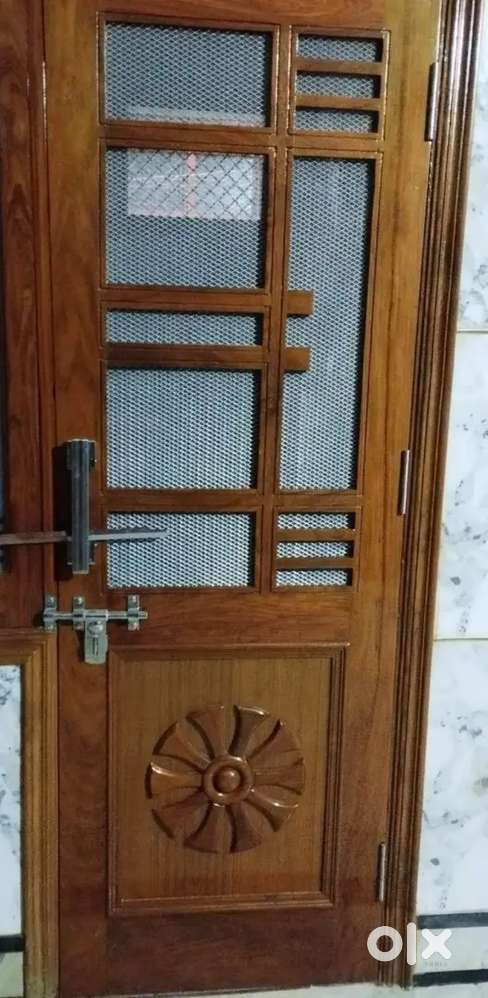 Best quality primium teak wood jali door and windows 349/- sq.ft