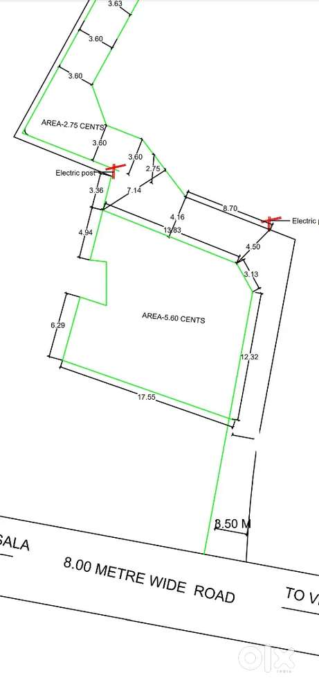 This plot is situated in Nilamammoodu Near Karakkonam