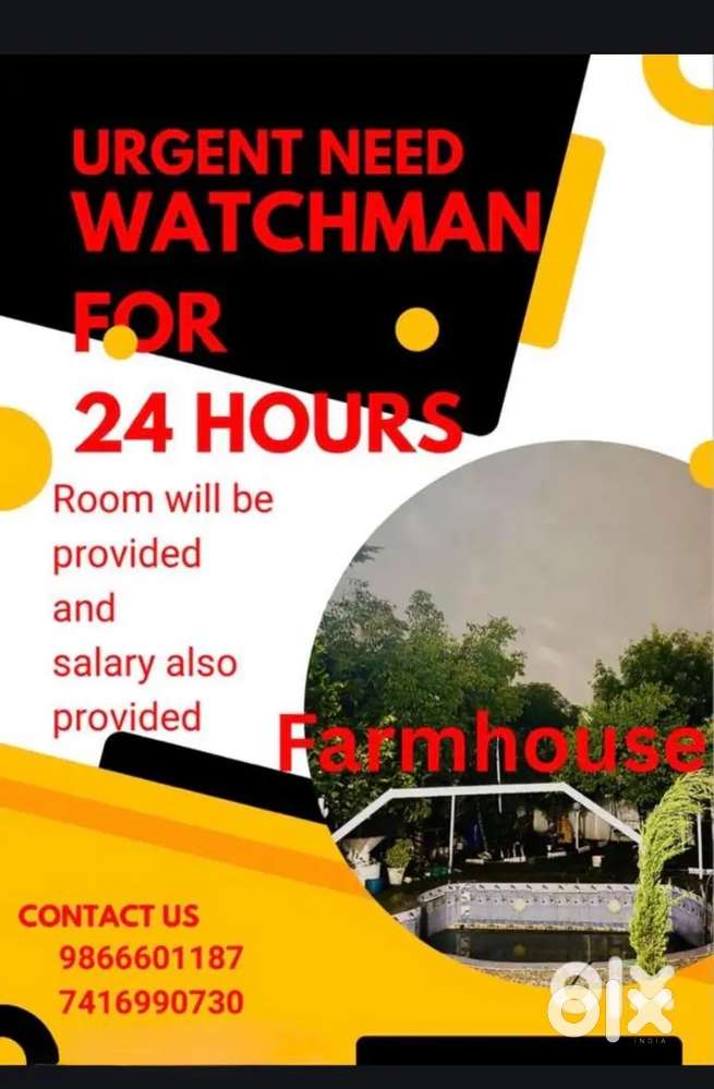 Professional gardener for takcare of farmhouse