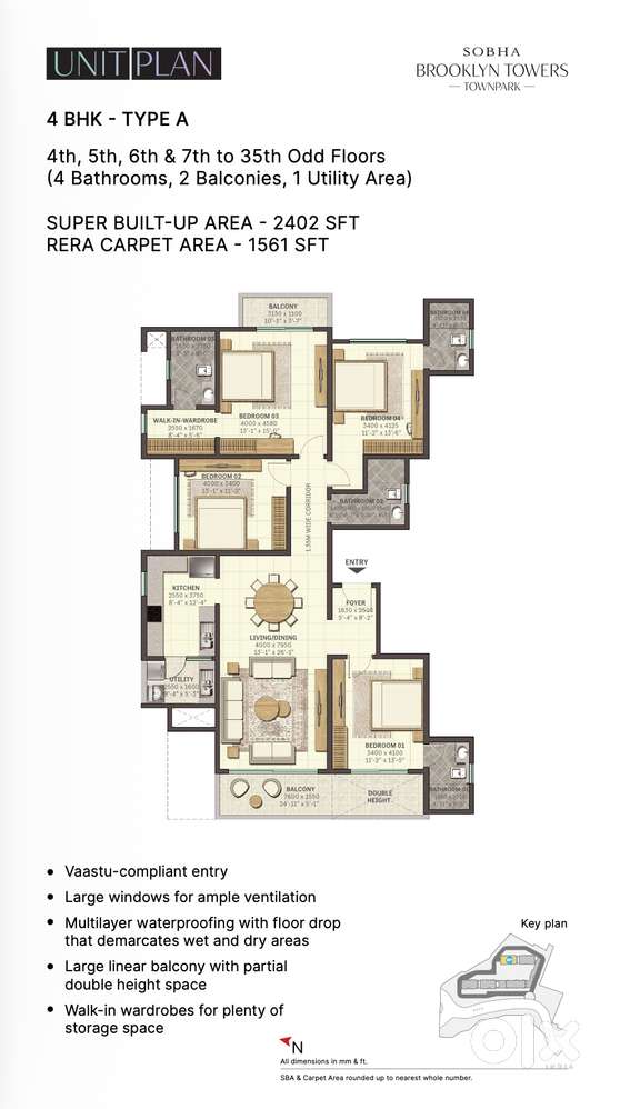 Premium 4 BHK for Re-Sale - Grande Config in 23rd floor (Direct Owner)