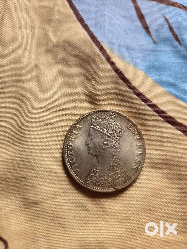 Victoria Empress one rupee coin 1879
