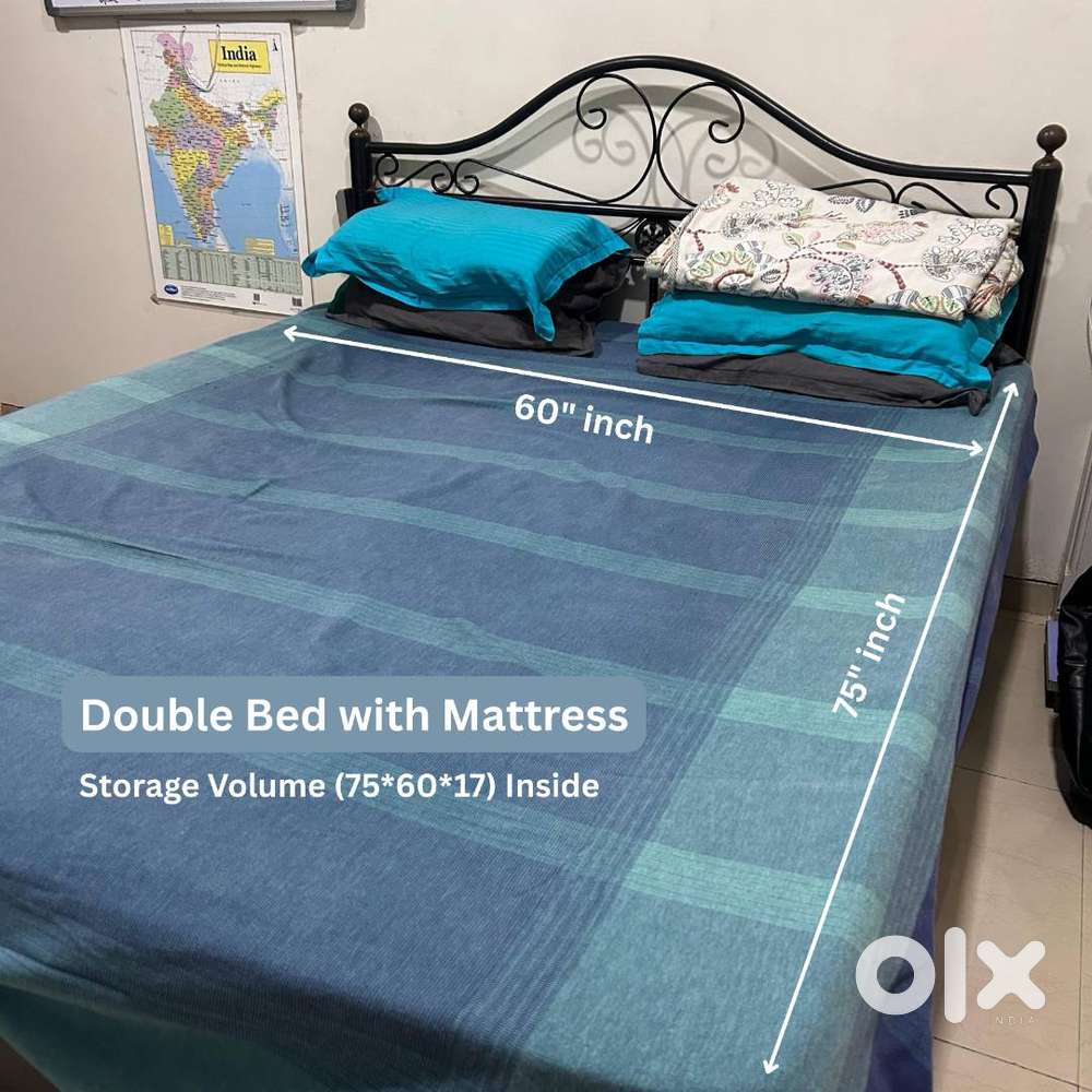 Double Bed with Mattress