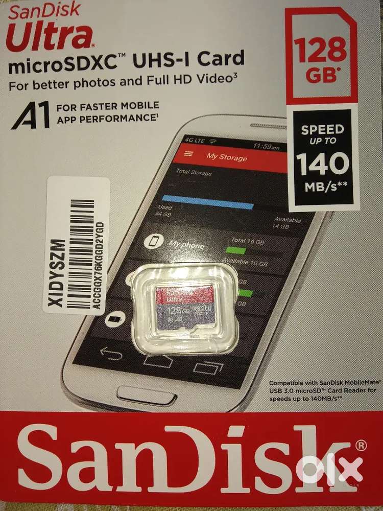 SanDisk sd card brand new 10 years warranty and garranty available