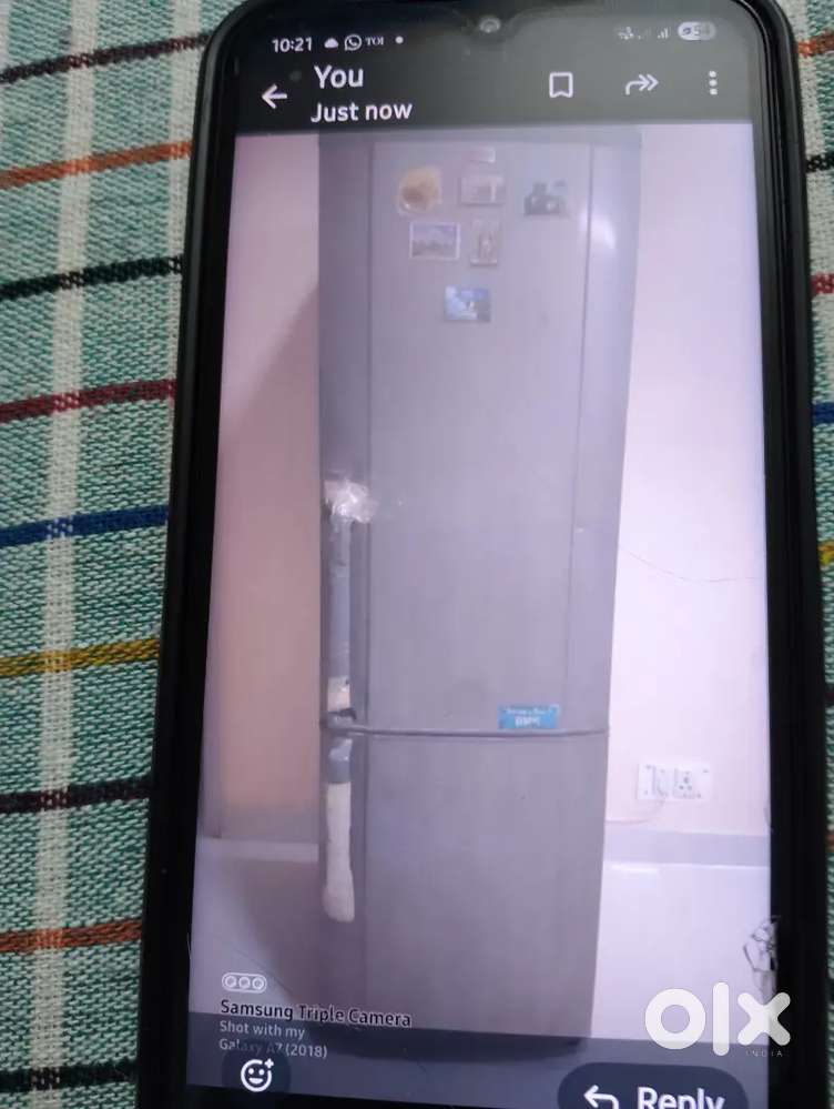 390 litter Double door fridge.