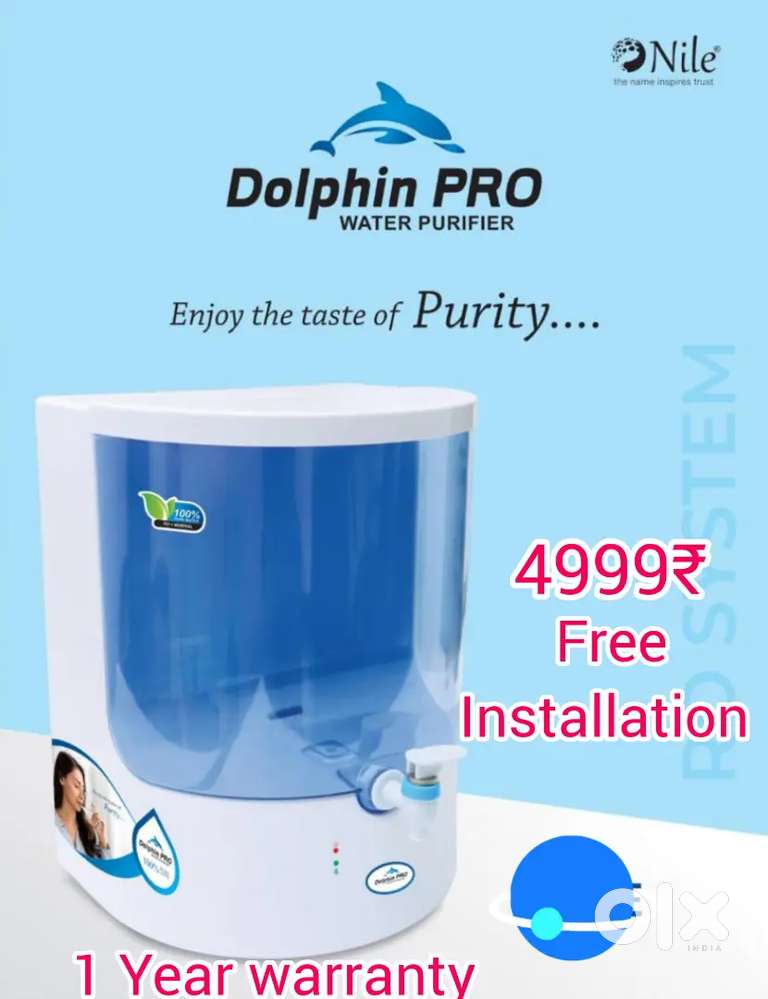 New RO water purifier blue brand