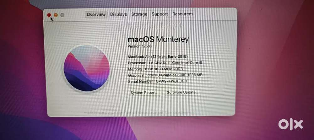 Mac Air 2015