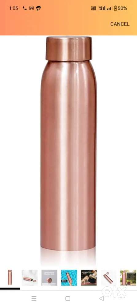 BRAND NEW COPPER BOTTLE 1LTR