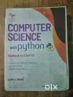 Computer Science with Python | Textbook for Class 12 | by Sumita Arora