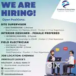 We’re Hiring!

for Interior 2D & 3D Designer