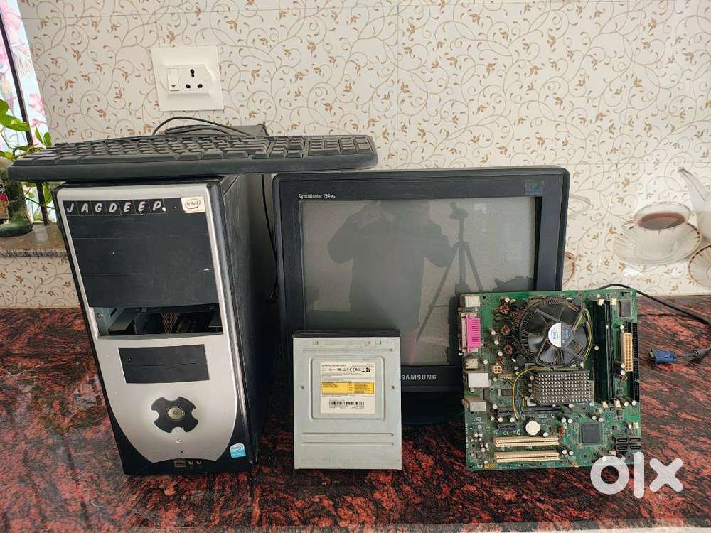 Old Samsung Desktop PC Set – working  For Learning or Parts