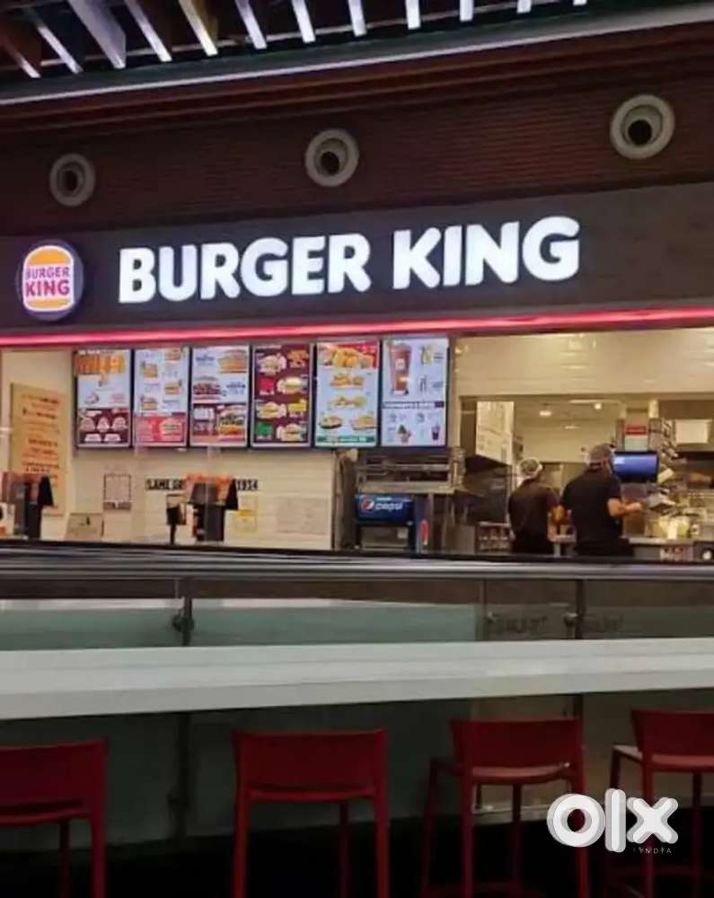 WE ARE HIRING FOR BURGER KING IN LUCKNOW LOCATION