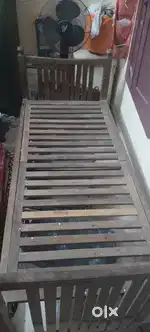 Antique teak wood bed (100 yrs old)