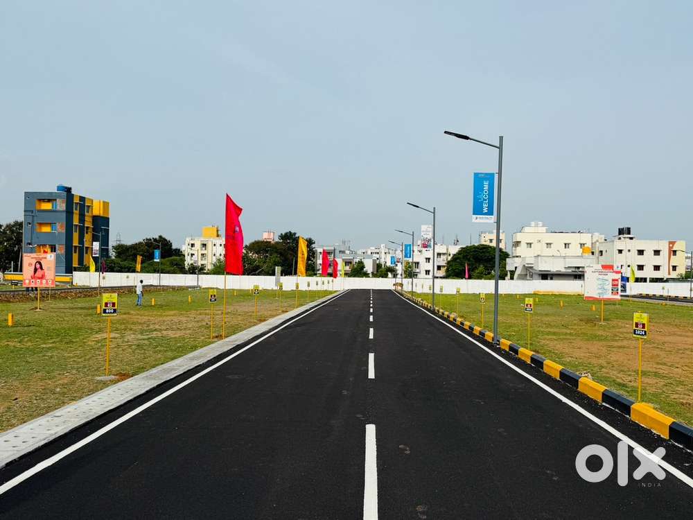 SRM UNIVERSITY POTHERI JUST 1.5 KM FROM GST MAIN ROAD DTCP RERA PLOTS