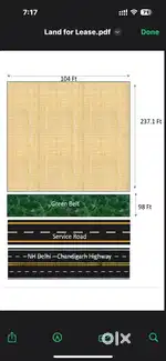 Commercial Plot for Lease NH1 ( Delhi - Chandigarh Highway)