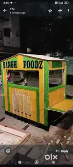 Food cart food counter