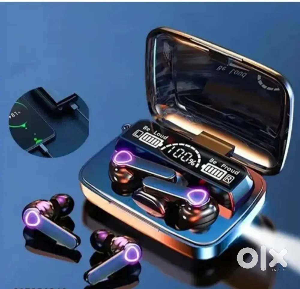 M4 earbuds 3 in 1 Powerbank, Flashlight,Earbuds
