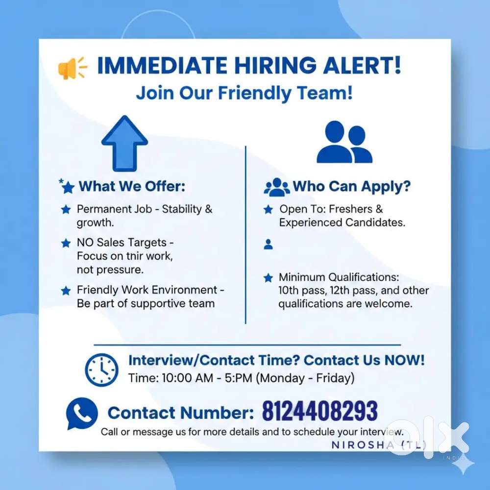 WANTED TELECALLERS AND TEAM LEADER