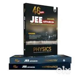 Jee advanced physics chemistry math book