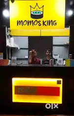 A ready to move food cart with modern designed