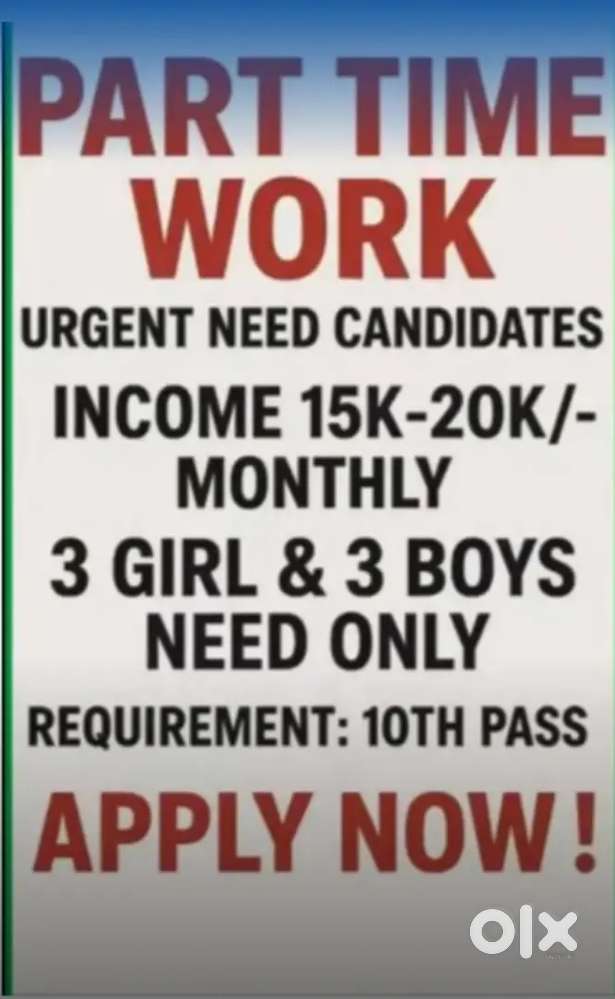 Part time work / work from home