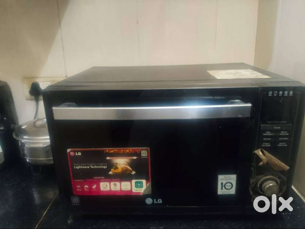 LG brand charcoal premium model microwave in good condition