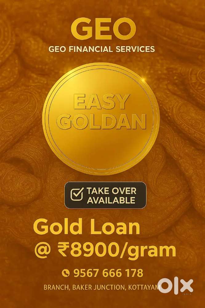 Gold loan Gold Loan Take over easy gold loan kottayam