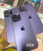 IPHONE 14PROMAX REFURBISHED PURPLE COLOUR 256GB WITH WARRANTY BILL BOX