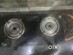 Gas stove of two burner