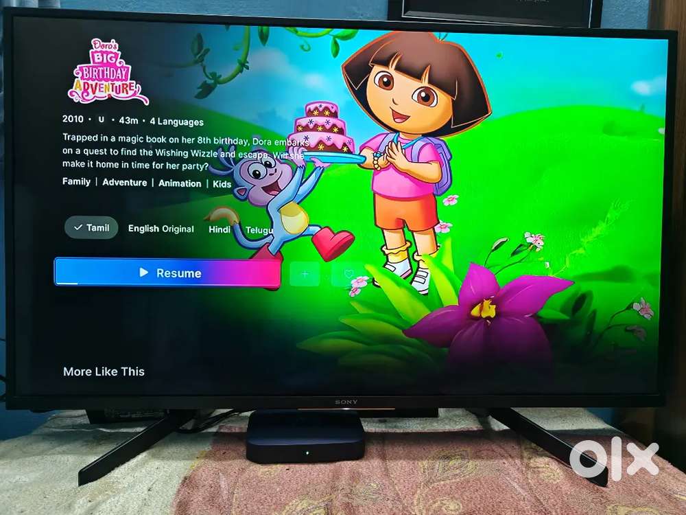 Sony 43 inch 4k tv very very lite use good condition no problem