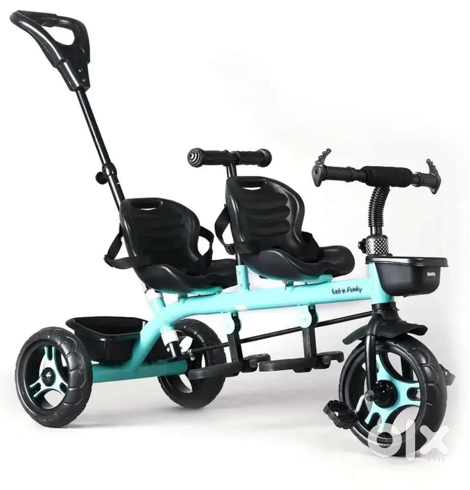 2 in 1 Twin Tricycle for baby