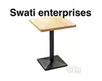 New single pillar restaurant table cafe furniture restaurant furniture