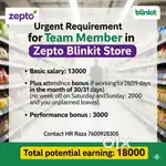 Requirements in big basket weekly 10000rs thi 15000 rs ni income in wk