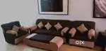 Brand new sofa 5 seater in brown and beige