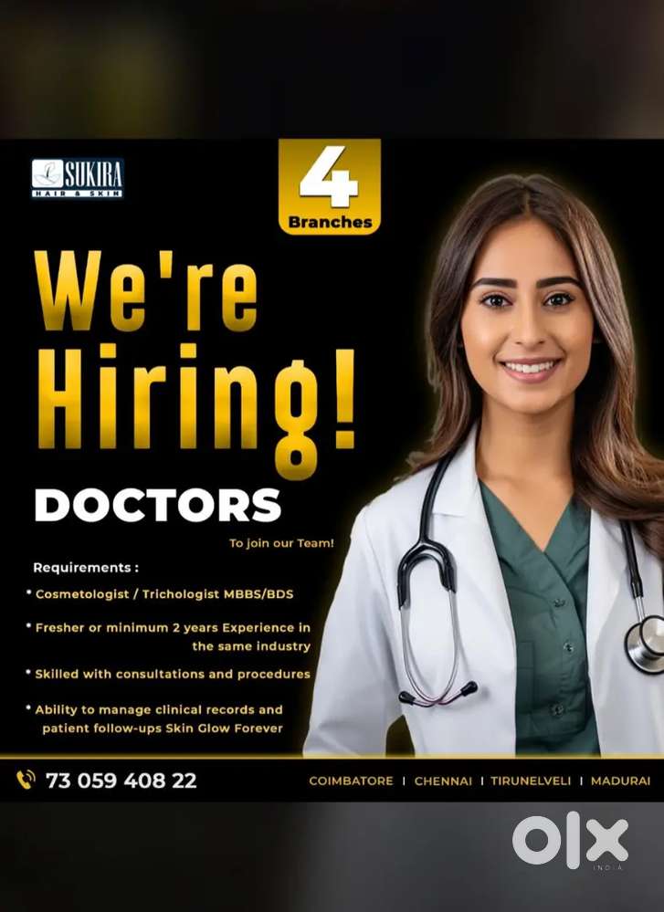 Wanted cosmetology doctor