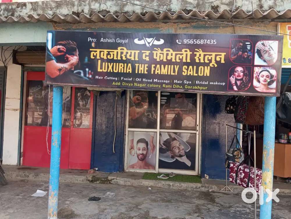 Shop for sale with all accessories chair and equipments ac ko chor k