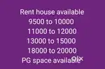 Rent house available
