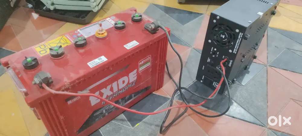 Inverter + Battery + Trolly