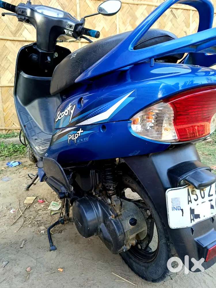 TVS Scooty Pep Plus Blue Colour Sale immediately
