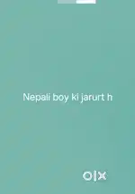 Need A nepali Boy