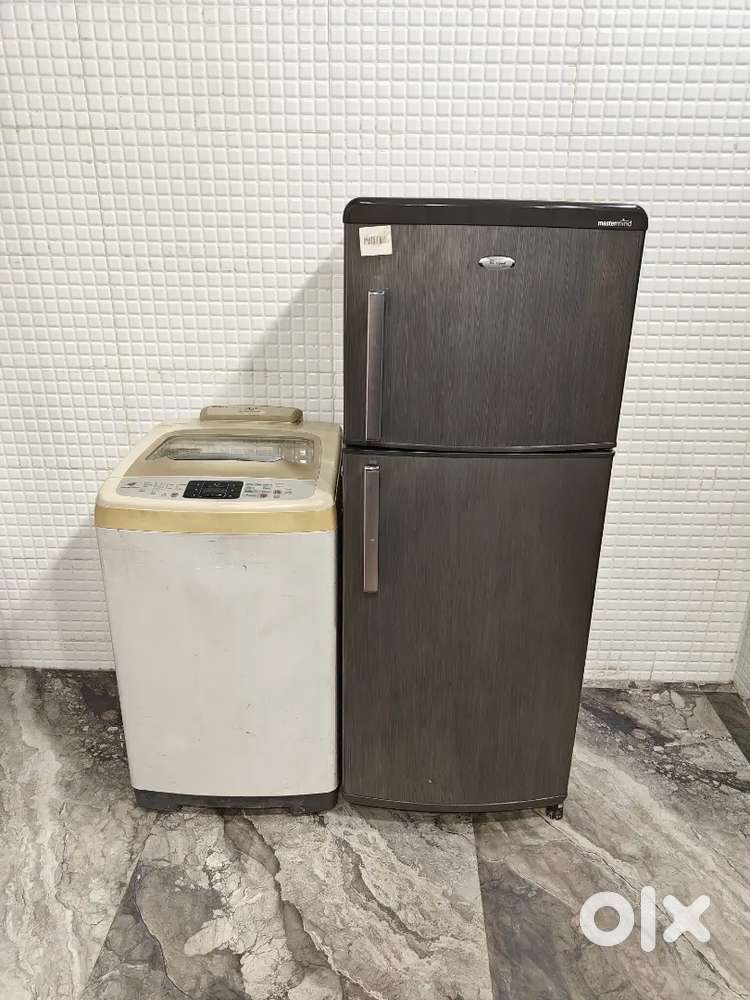 Buy 41 Samsung topload and Whirlpool double door refrigerator